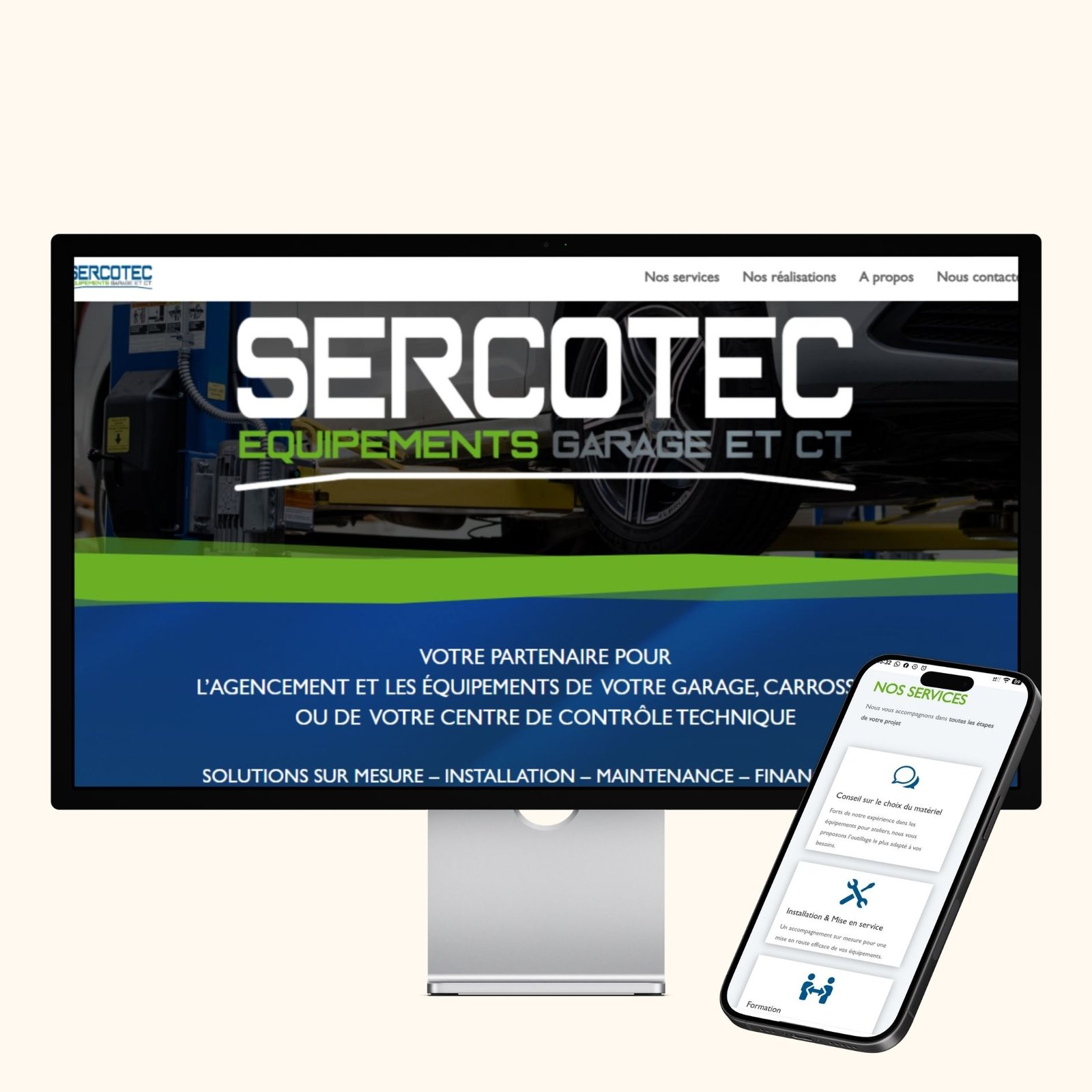 Sercotec Création site web